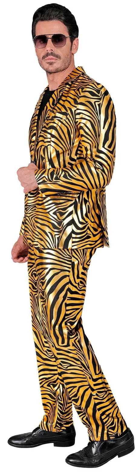 Traje con Estampado de Tigre Dorado para Hombre Trajes Originales Widmann